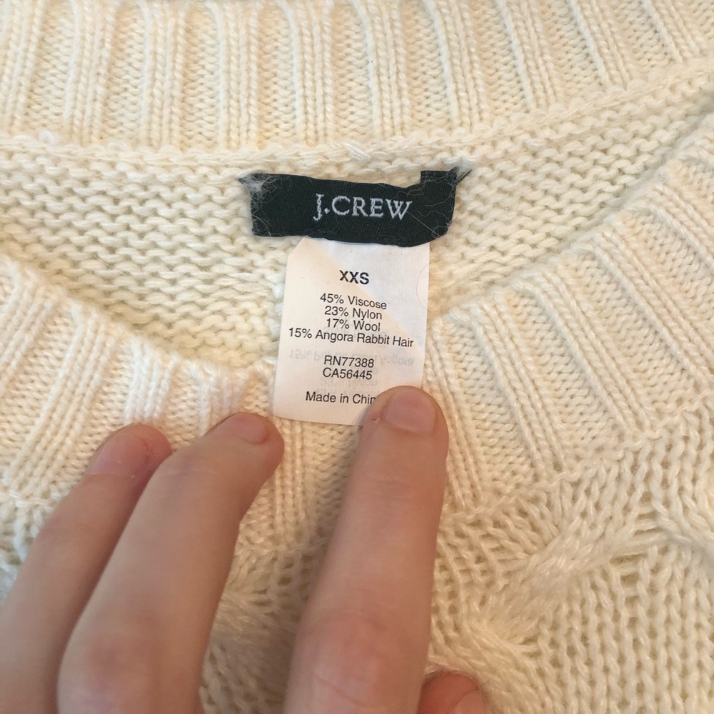 J.Crew Cable-knit - Picture 3 of 4